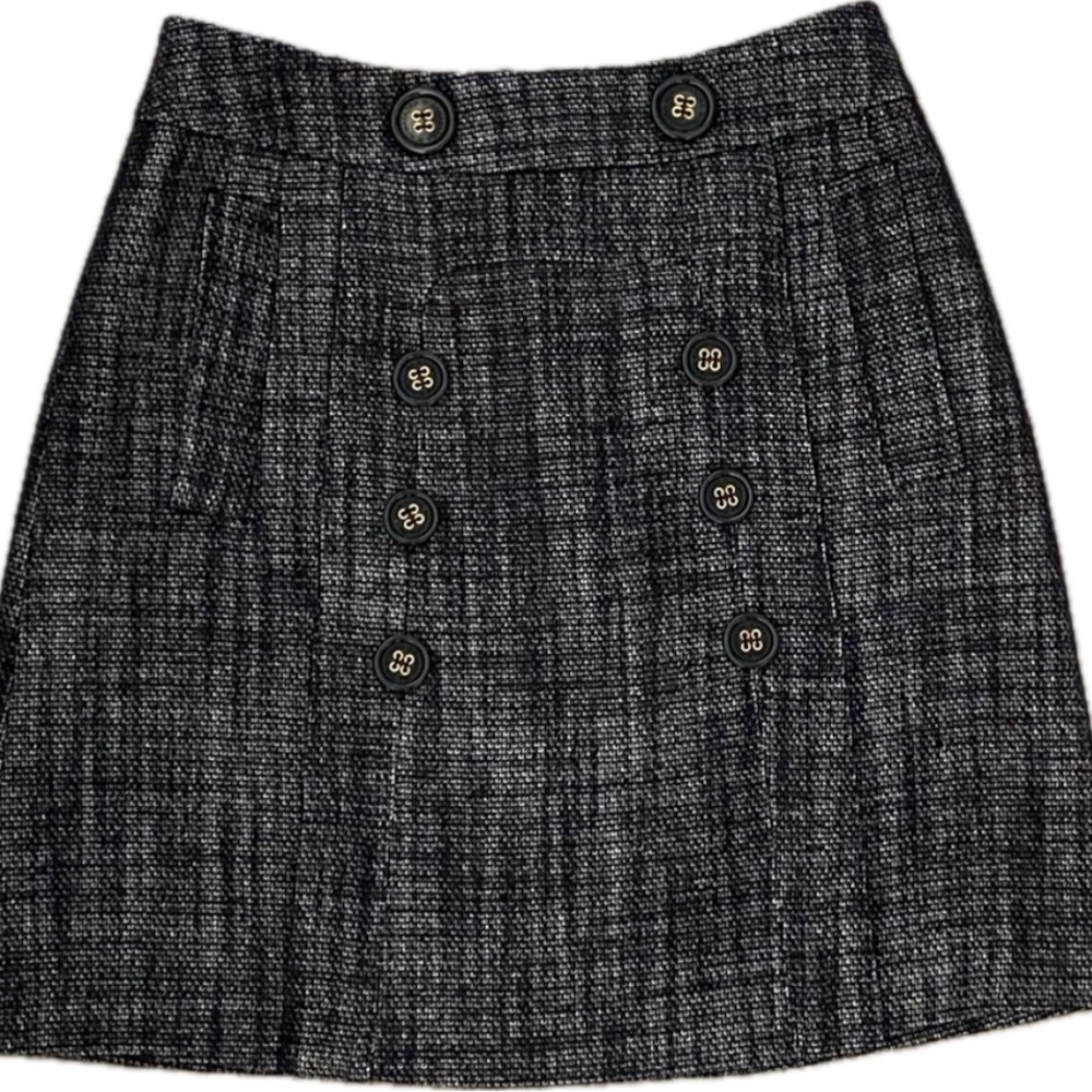 BCBG MAXAZRIA Wool Blend Skirt
